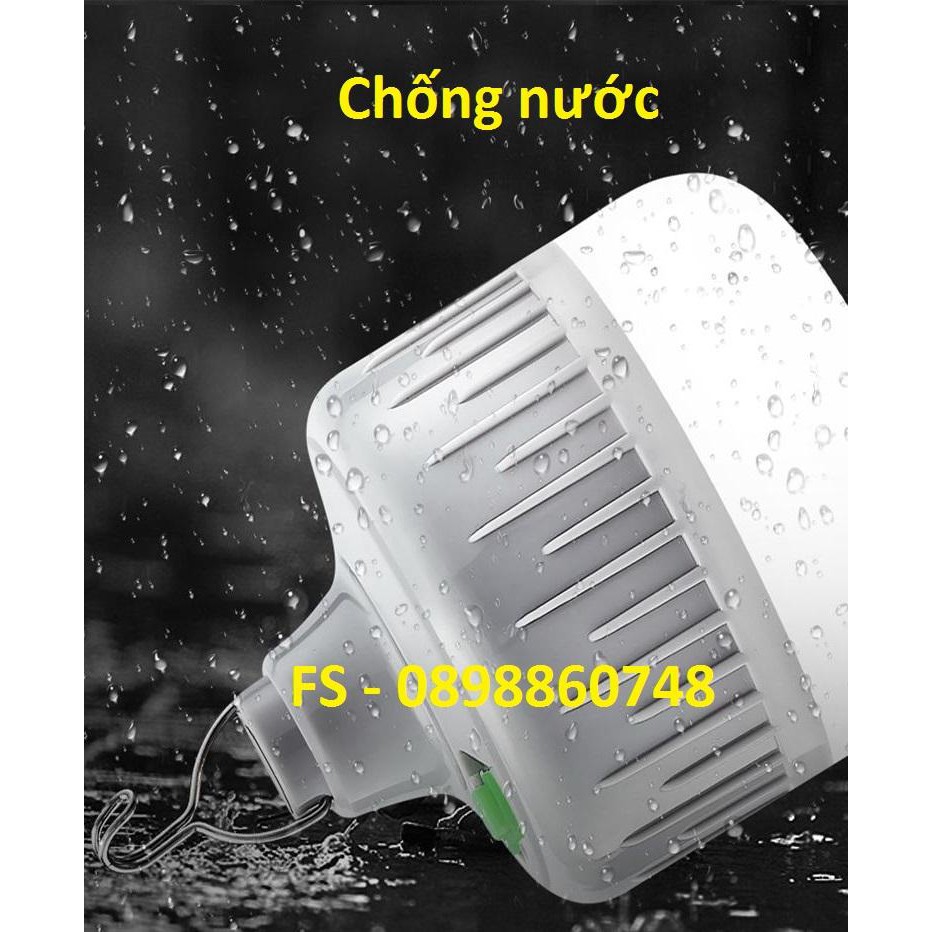 Bóng đèn LED sạc tích điện 200w 3 chế độ