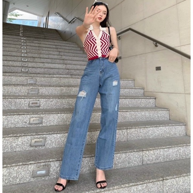 Quần JINO JEANS VÀ ÁO SEXY CROPTOP items cá tính và sành điều ( bán tách lẻ từng sản phẩm )