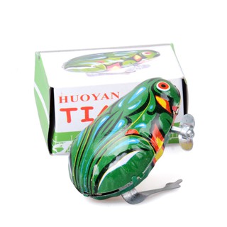 Đồ chơi con ếch nhảy lên dây cót cho trẻ