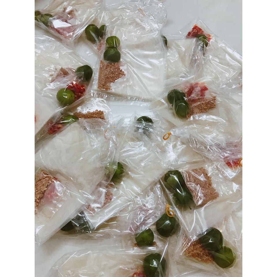 combo 10b bánh tráng ớt tắc siêu cay
