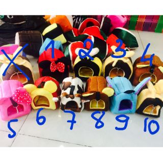 Nhà ngủ bông hình thú 12x12cm cho sóc bay úc, sóc bông, sóc đất, sóc chuột...
