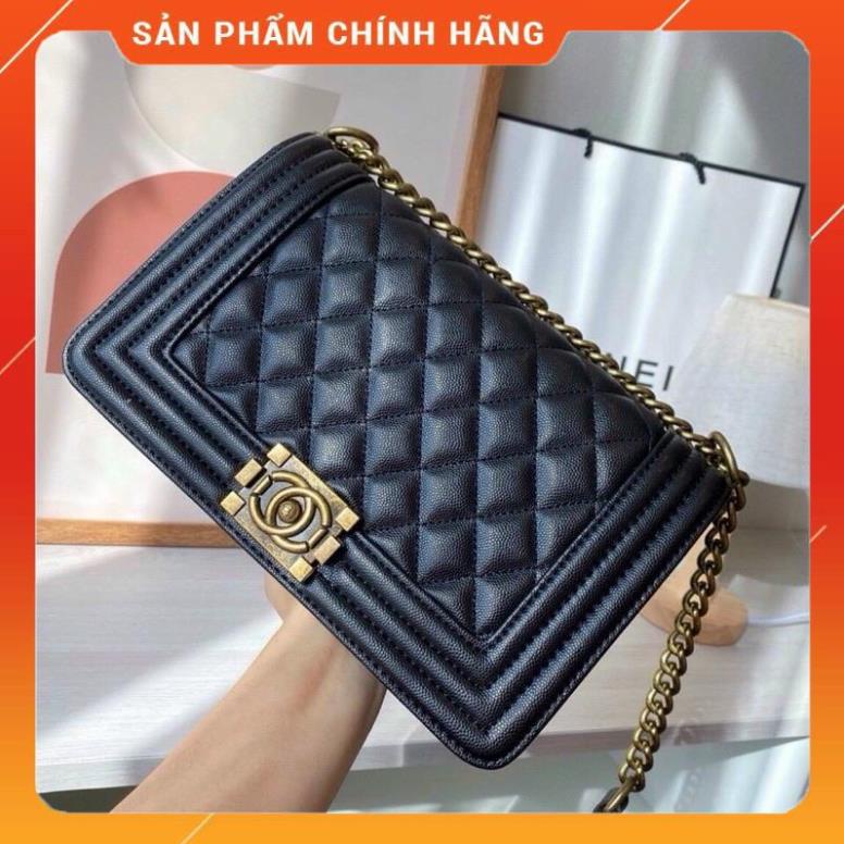 Túi Xách Nữ - Túi CN BOY Xích Đồng Trần Trám- Da Hạt Mềm Thời Trang Cao Cấp Giá Rẻ TXN23