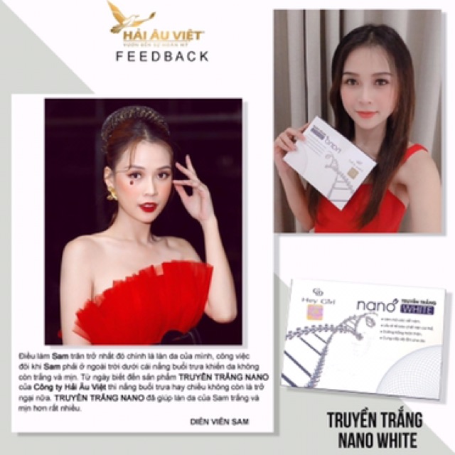 TRUYỀN TRẮNG NANO WHITE  Chính  Hãng TRĂNG NGAY LẦN ĐẦU SỬ DỤNG | BigBuy360 - bigbuy360.vn