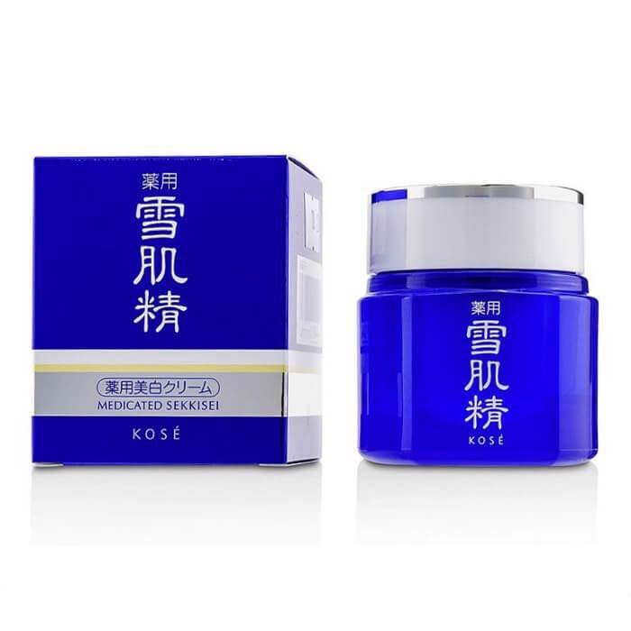 Kem Dưỡng Phục Hồi Tái Tạo Da Ban Đêm Cao Cấp Nhật Bản Kose Medicated Sekkisei Cream 40g