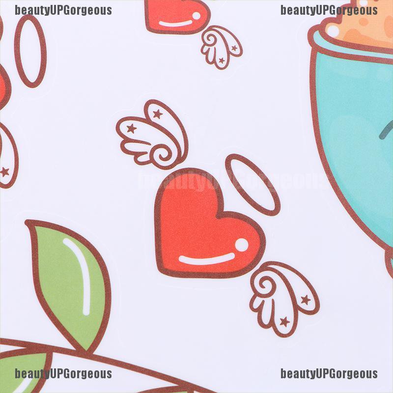 Miếng dán tường bằng Vinyl tự dính họa tiết thức ăn có thể tháo gỡ trang trí nhà bếp