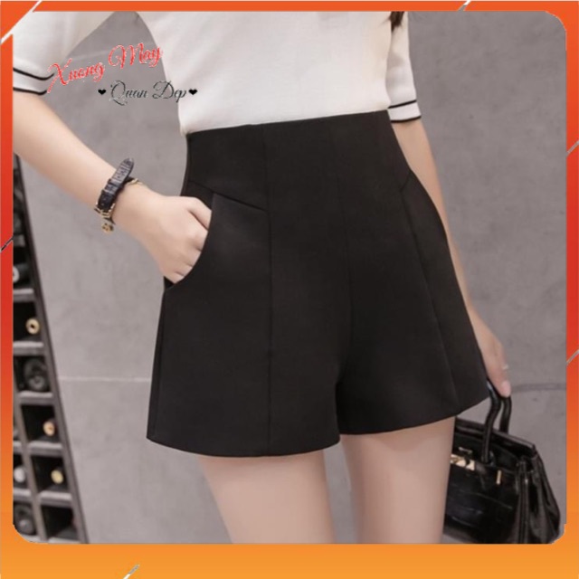 💖FREESHIP💖 Quần short cạp cao hàng đẹp, dày dặn , trẻ trung [Hàng Loại 1]