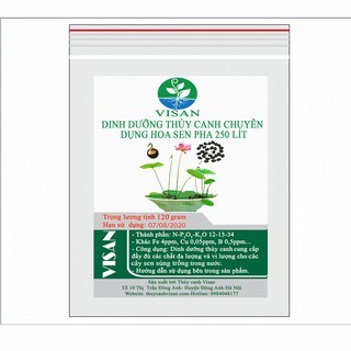 Dung dịch thủy canh trồng sen