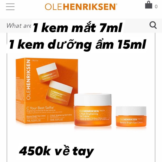 Set dưỡng da Vitamin C Olehenriksen