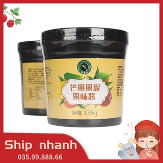 Sốt Xoài Chuẩn 1,3kg Mứt  pha chế trà sữa trà hoa quả đónghộp