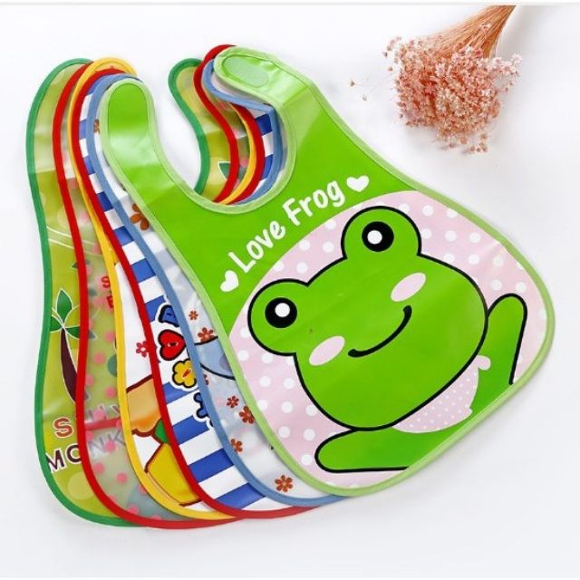 Yếm ăn dặm chống thấm nước cho bé