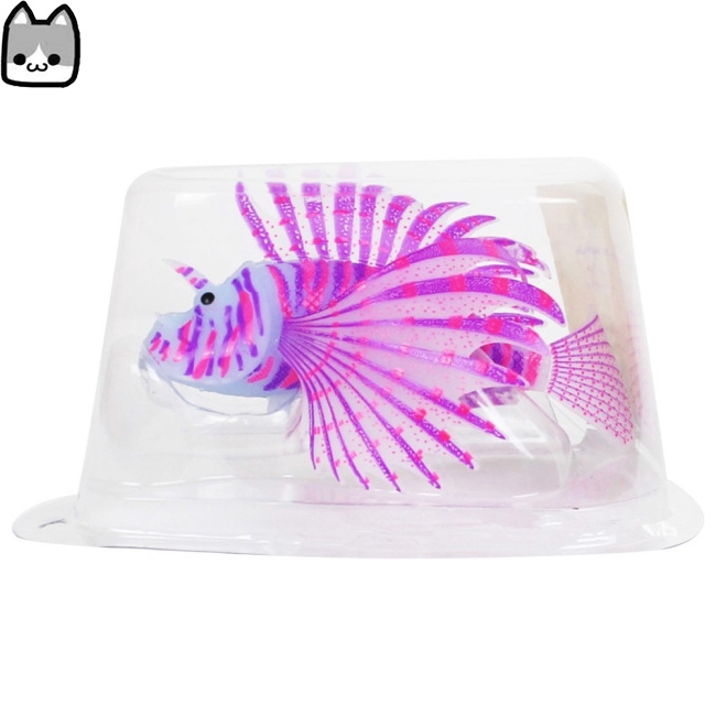 Aquarium Landscaping Aquarium Decoration Luminous Simulation Color Lionfish Silicone Material Fish Fishbowl Decoration