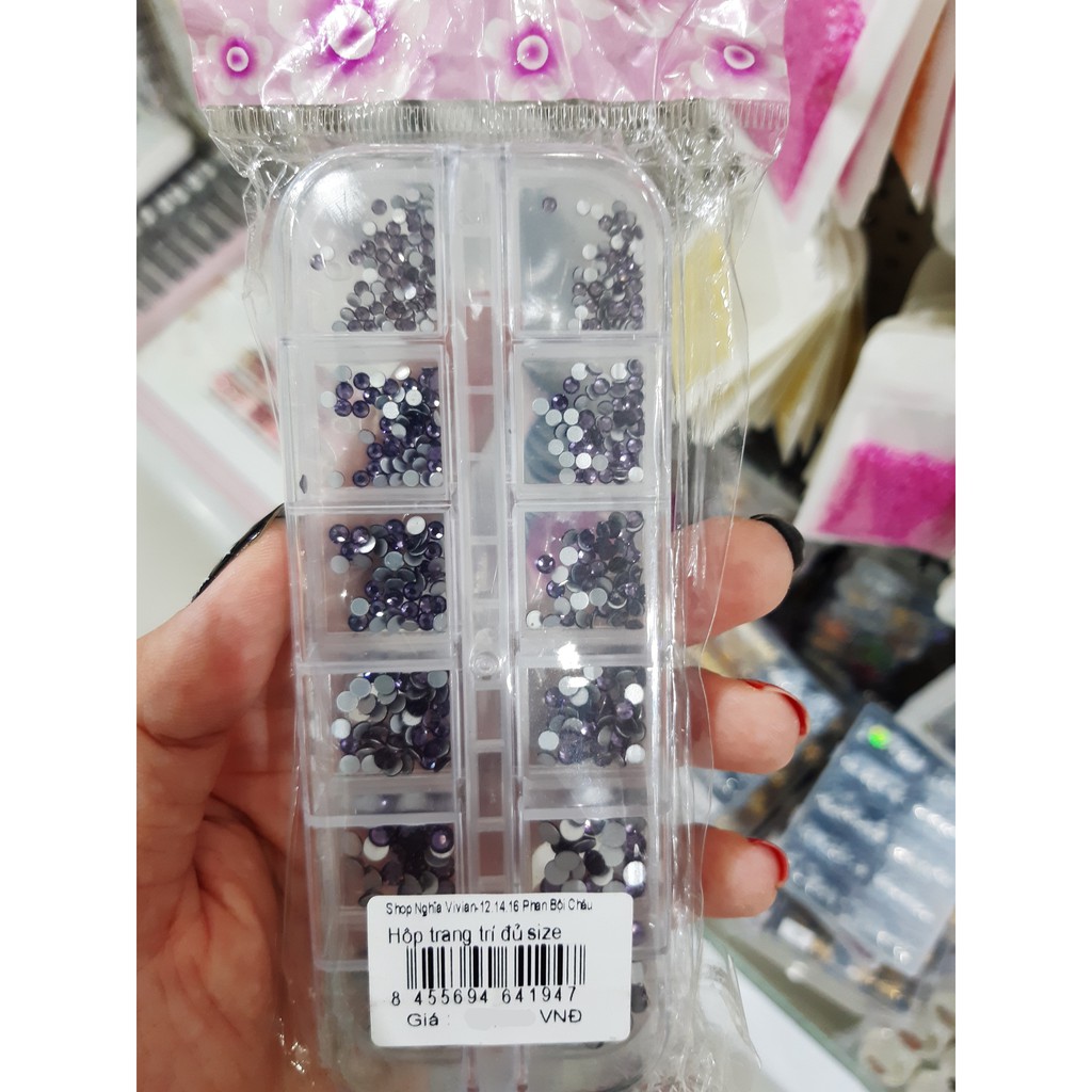 Hộp trang trí móng tay đủ size (NA5334)