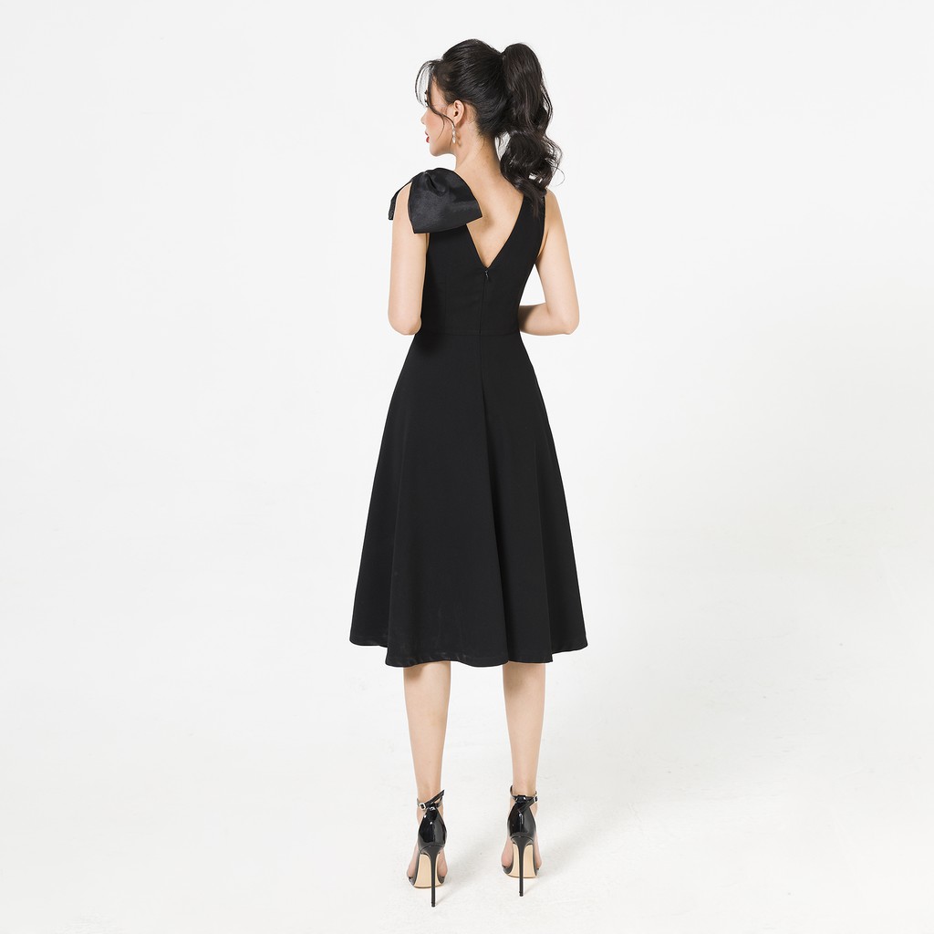 Đầm Dạ Hội SHE'S BACK Sát Nách Nơ Vai S63I20Q021