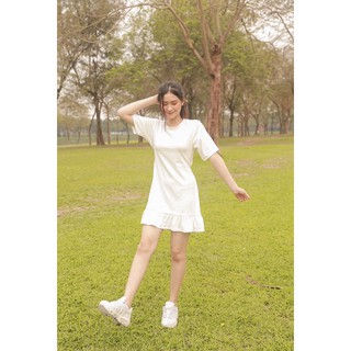 VÁY ĐI CHƠI - TINA DRESS - VÁY THUN CUTOUT LƯNG CHUN BUỘC - V0128