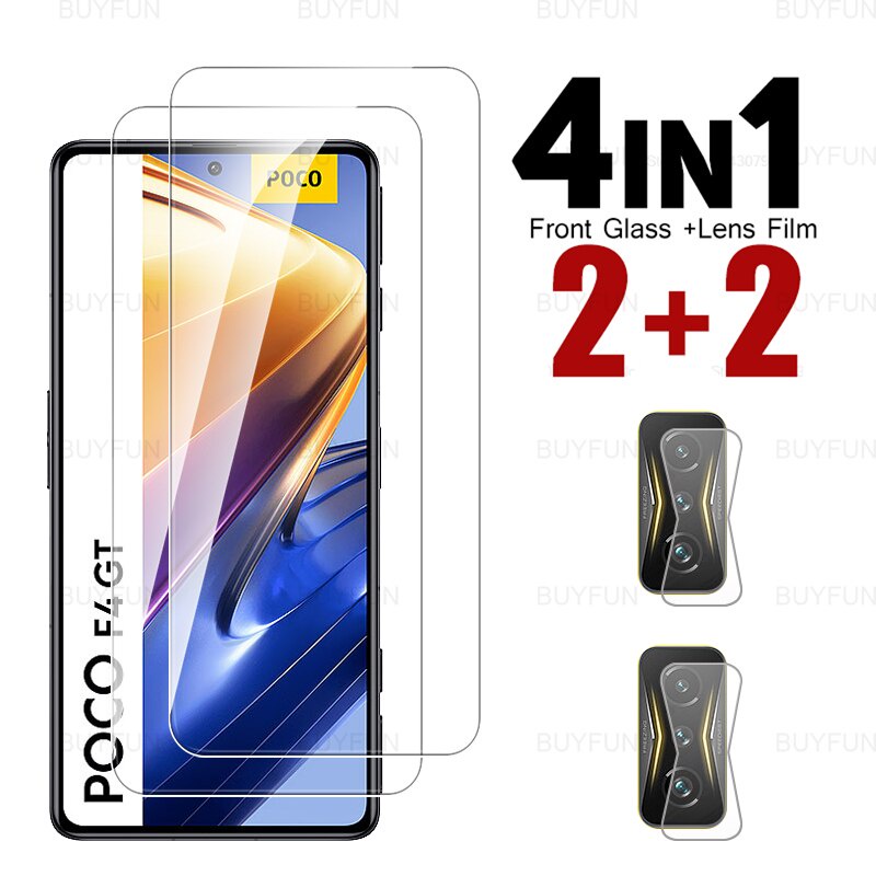 Kính Cường Lực 4 Trong 1 Bảo Vệ Ống Kính Máy Ảnh Của poco f4 gt 6.67'' xiaomi poco x4 pro poko m4pro 5g