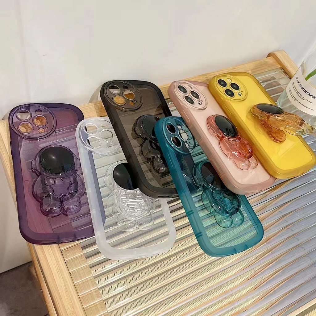 Ốp Điện Thoại Hình Phi Hành Gia Cho OPPO A57 4G 2022 A96 A76 A53 A35 A33 A16 A54S A16K A16E A15 A15S A12 A9 A7 A5S A5