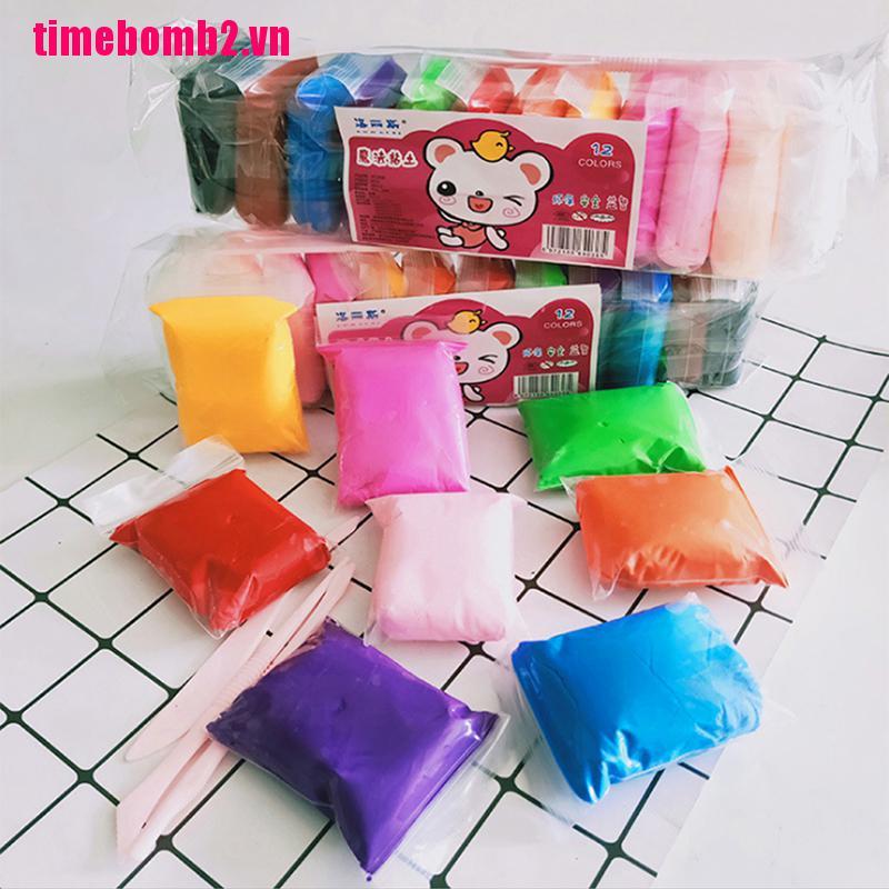 Đất sét khô nhiều màu sáng tạo DIY