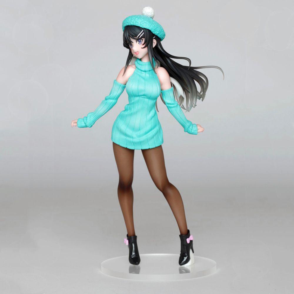 Mô Hình Nhân Vật Nữ DARNELL Sakurajima Mai Nhật Bản 20cm Bằng PVC Mặc Đầm Dệt Kim