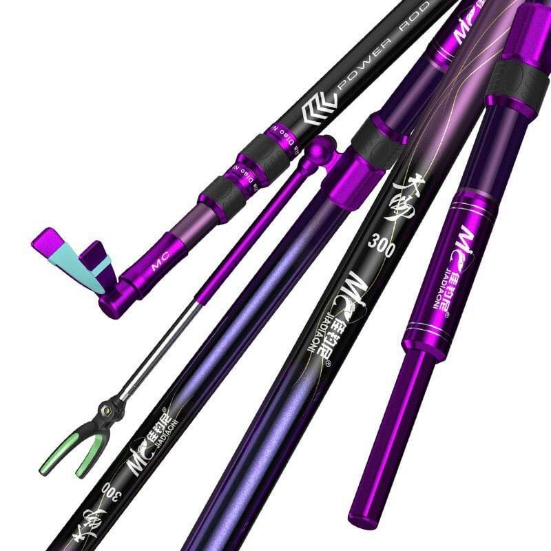 Chống cần tay Carbon MC tím