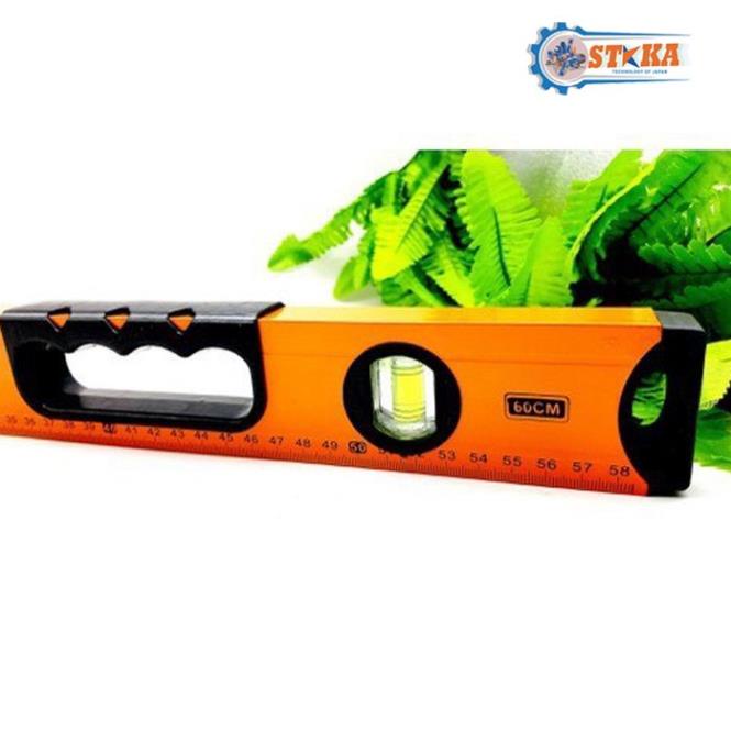 Thước Thủy Nivo Cam. Có Nam Châm Kapusi Nhật Bản Đủ Kích Thước 30cm, 40cm,  50cm, 60cm, 80cm, 1m