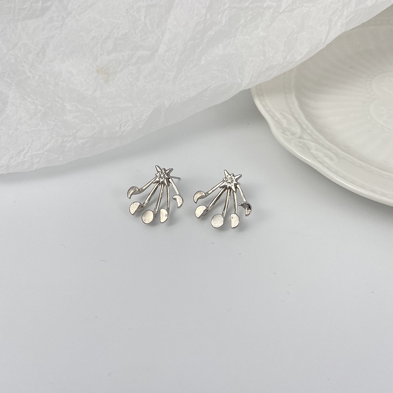 Hoa tai vòng có móng vuốt ngọc trai đơn giản, giao hàng ngẫu nhiên theo phong cách hình ảnh