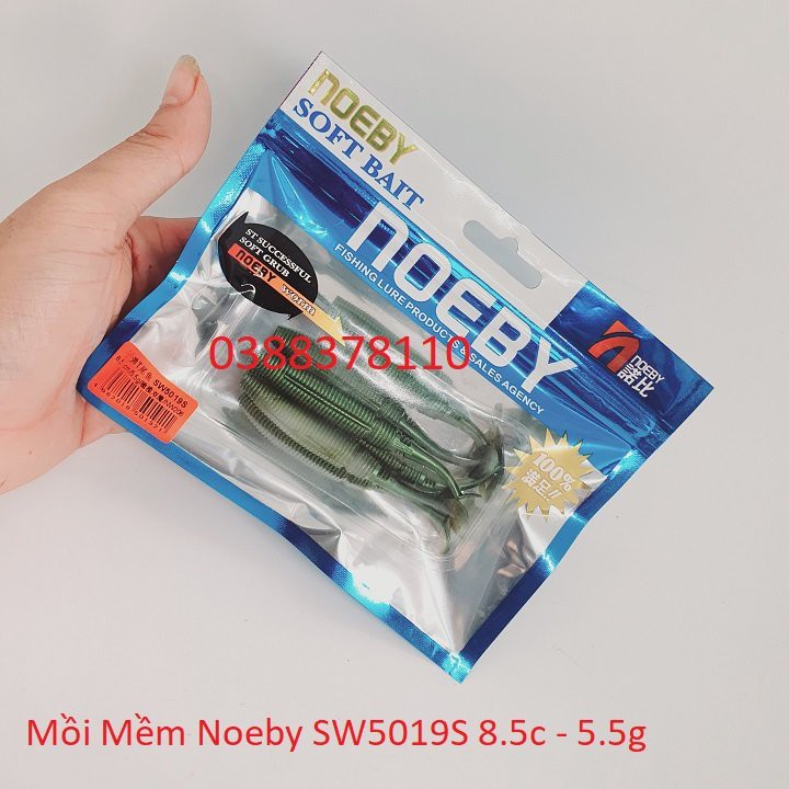 Mồi Mềm Noeby SW5019S 8.5c - 5.5g, Mồi Giả Câu Lure