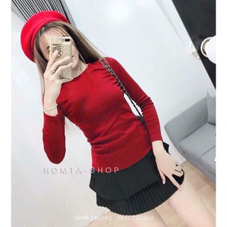 Áo Body Tay Dài Thun Gân