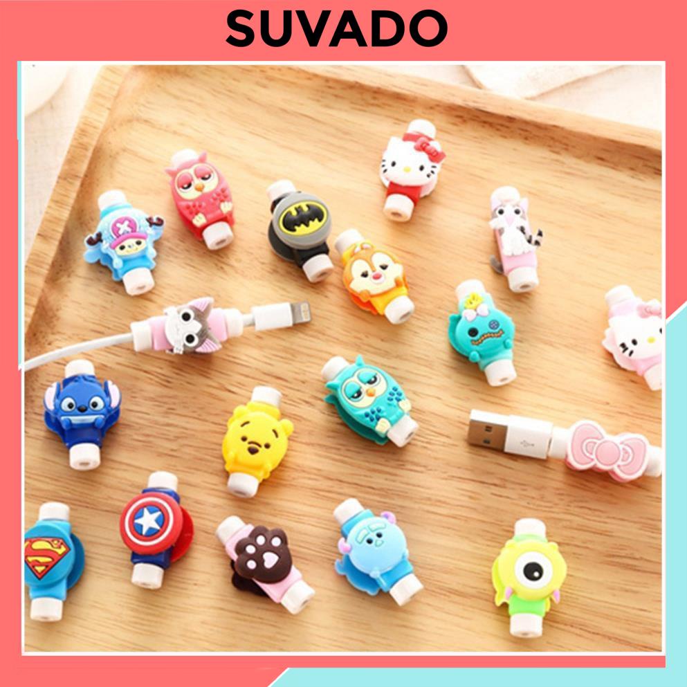 Nút Bảo Vệ Đầu dây tai nghe Cáp Sạc Hình Thú