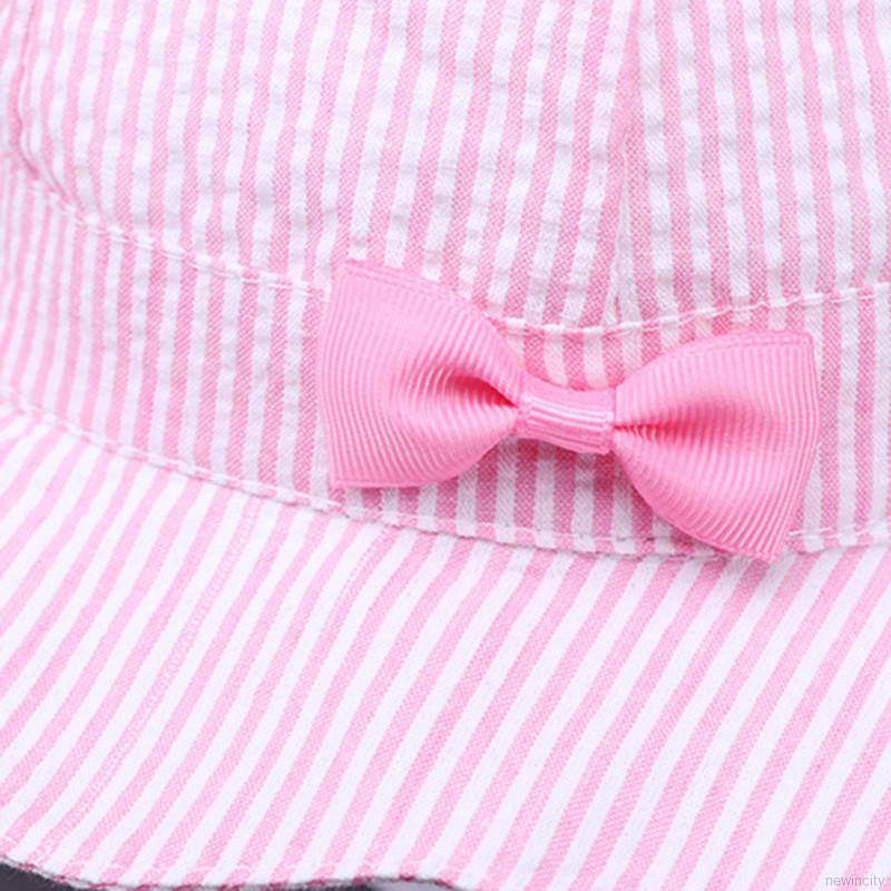 Mũ tai bèo kẻ sọc dễ thương cho bé gái