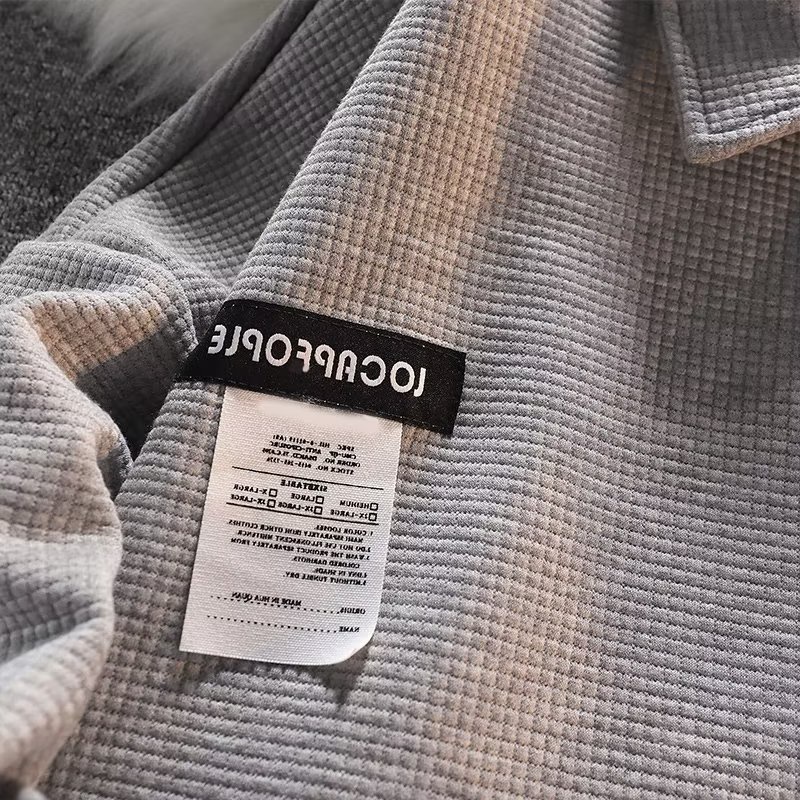 Áo polo Tay Dài Màu Trơn Dáng Rộng Thoải Mái Thời Trang Mùa Thu Phong Cách Hàn Quốc Mới Cho Nam
