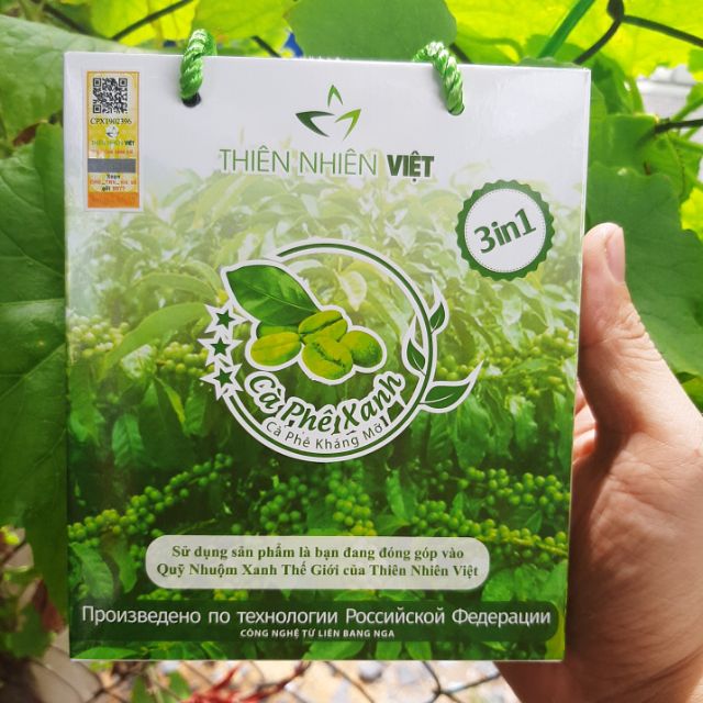 Combo 3 hộp Cà Phê Xanh chính hãng (3 hộp x 10 gói) | BigBuy360 - bigbuy360.vn