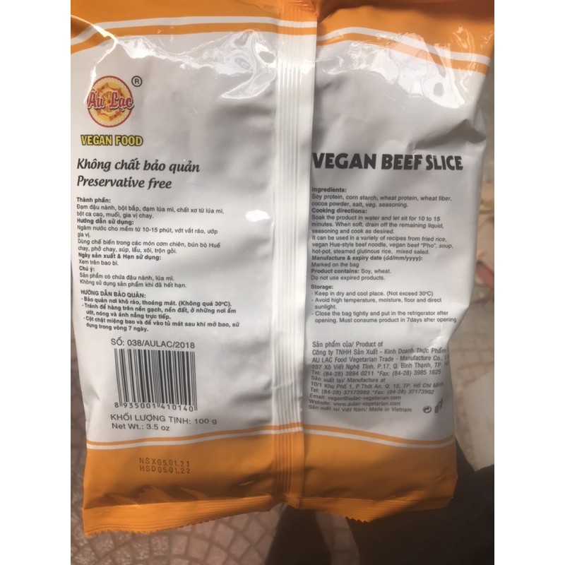 Bò Lát Chay 2 Âu Lạc