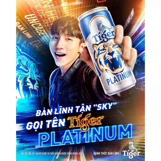 [Q.3] QUẬN 3 [HỎA TỐC] [RẺ NHẤT SHOPEE] BIA TIGER BẠC BIA TIGER PLATINUM WHEAT LAGER 330ML SƠN TÙNG PHIÊN BẢN ĐẶC BIỆT