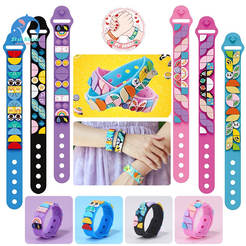 Compatible Lego Girl Building Blocks Creator Bracelet DOTS Friends Makeup Toys For Kids Girl