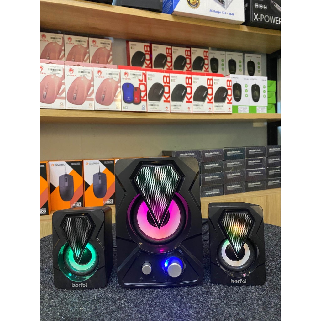 Loa Vi Tính 2.1 YST-1306 Bass Siêu Trầm - Led RGB