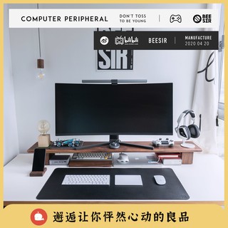 mẫu mới năm 2021❣Tail Barn | Máy tính bảng Walnut Bàn để Hiển thị Kệ lưu trữ