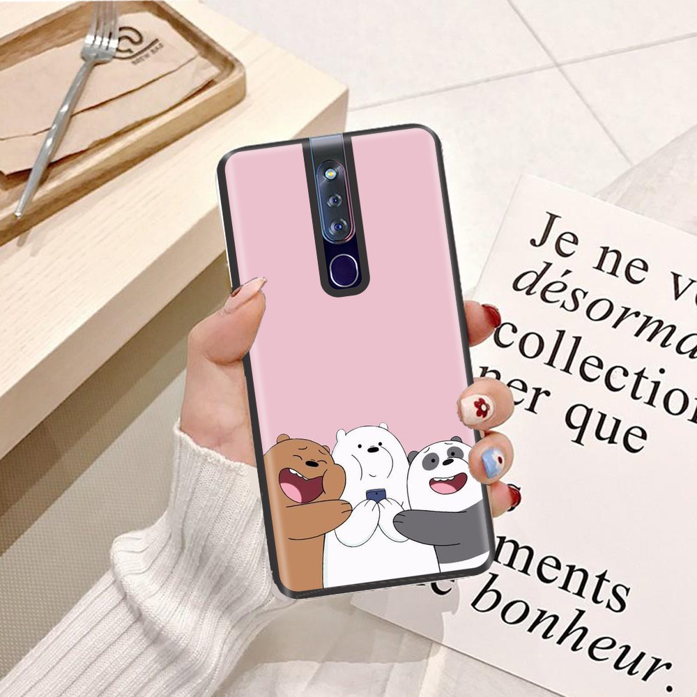 Ốp lưng Oppo Neo 7 Viền dẻo TPU hình Gấu Trắng Vui Vẻ
