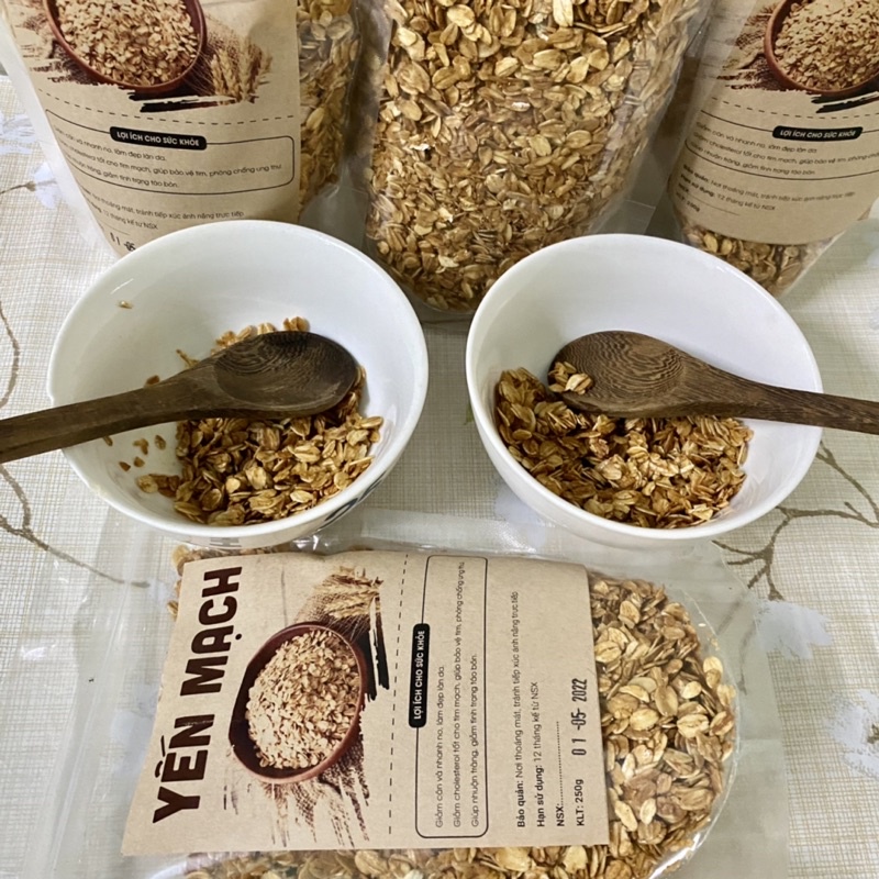 Yến Mạch Nguyên Cám Nướng Mật Ong Ăn Liền 250gr Beorganic Hỗ Trợ Ăn Kiêng Giảm Cân Healthy Food Eatclean Ecofood