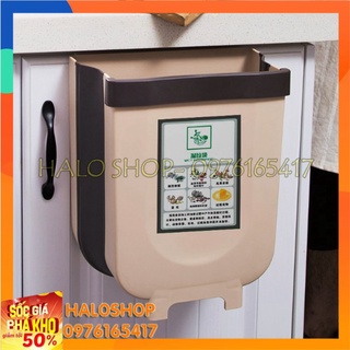 Thùng Rác Gấp Gọn Thông Minh Treo Cửa Tủ Nhà Bếp, Thùng Rác Gấp Gọn Cài Cánh Cửa Tiện Lợi, Sang Trọng Size To