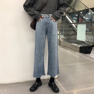 Quần Jeans rách gấu QCCC