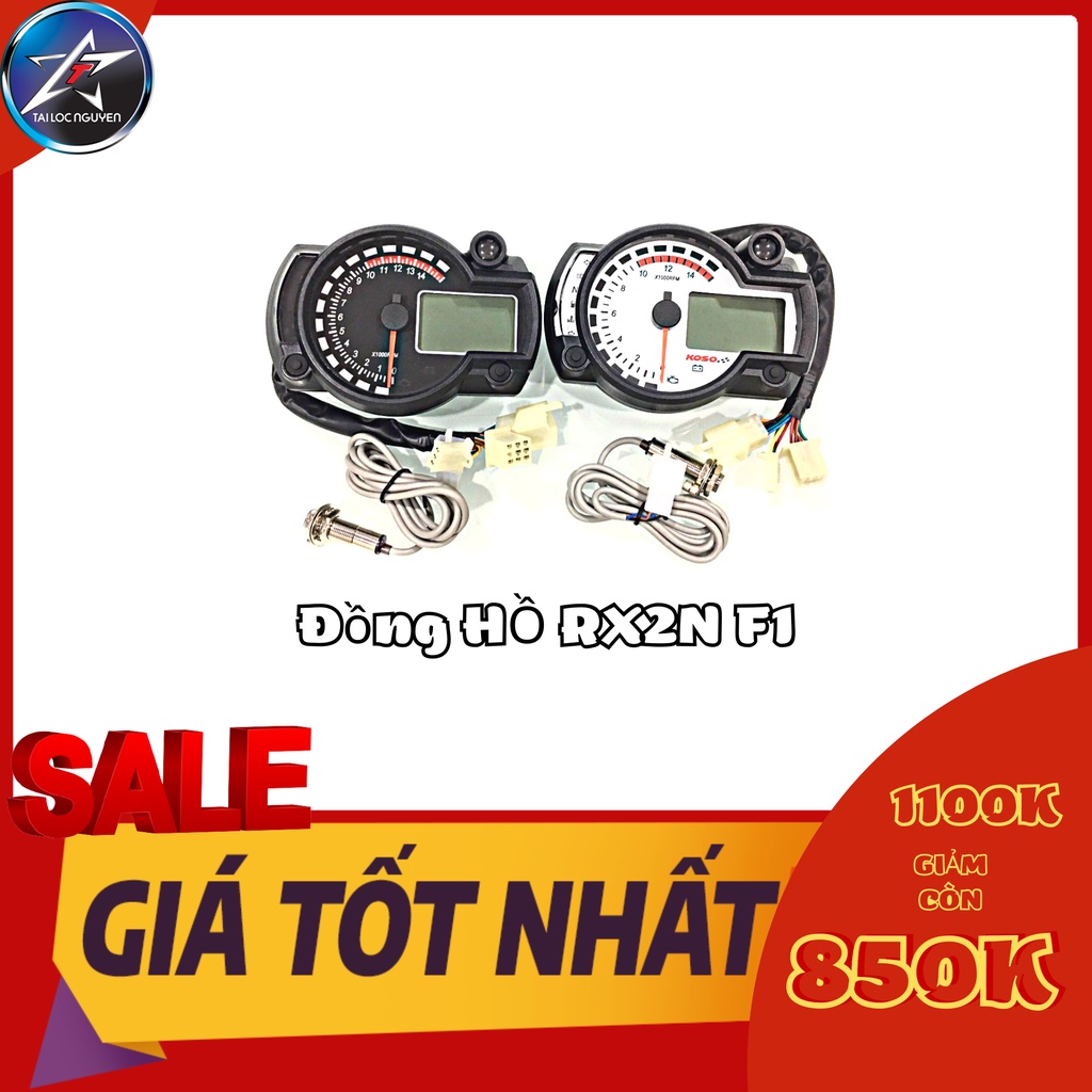 [SALE] ĐỒNG HỒ KOSO RX2N F1 GẮN NHIỀU DÒNG XE