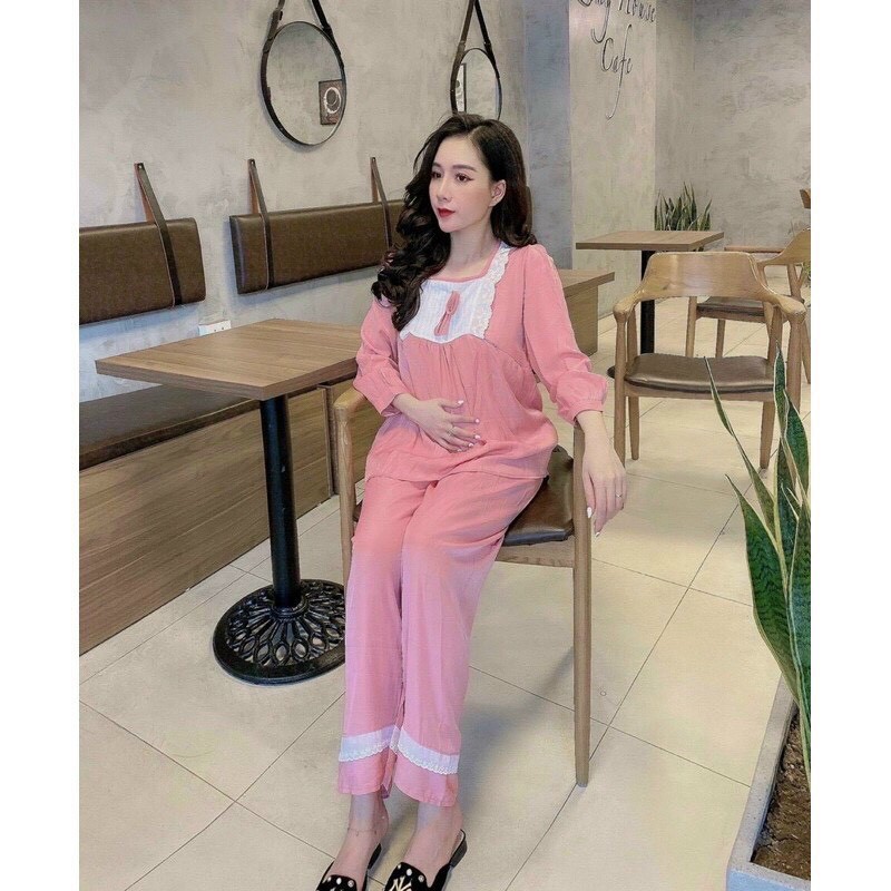 Bộ đồ dài tay đũi Hàn siêu đẹp thoáng mát!