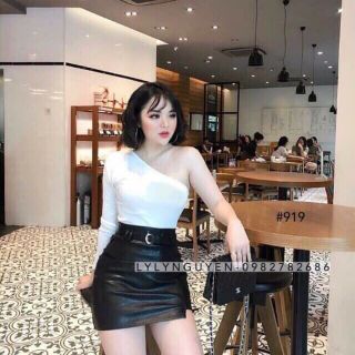 💥 ÁO THUN LỆCH VAI 3 MÀU ĐEN, TRẮNG, VÀNG SIÊU CUTE