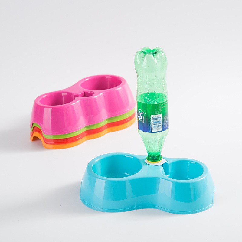 BÁT NHỰA ĐÔI TỰ ĐỘNG CÓ OVAL - BÁT NHỰA ĐÔI ĐỰNG NƯỚC VÀ THỨC ĂN CHO CÚN