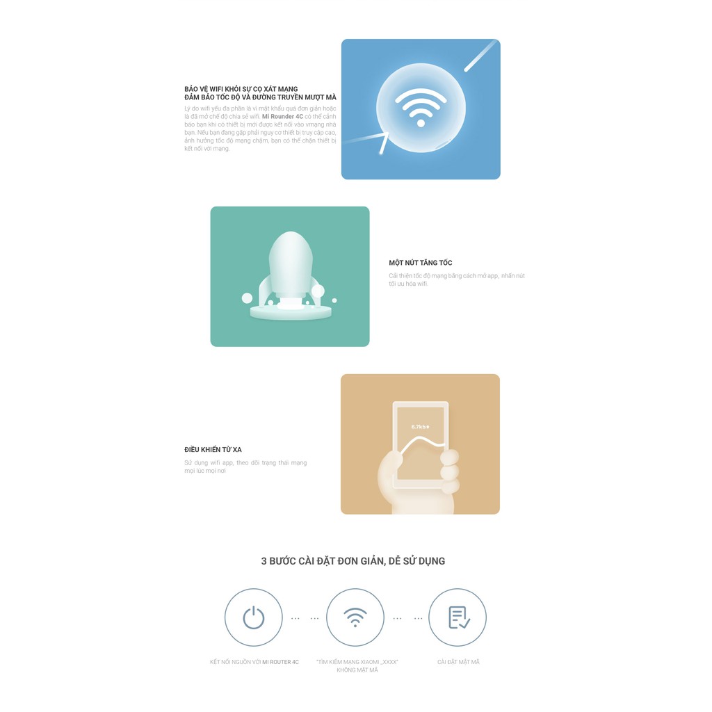 Bộ Phát Sóng Wifi Tốc Độ Cao Xiaomi Mi Router 4C Bản Quốc Tế - Bảo hành 12 tháng | BigBuy360 - bigbuy360.vn