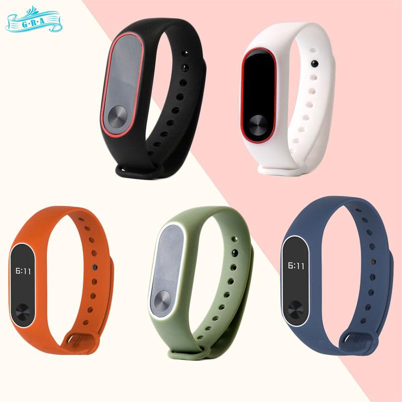 Dây đeo tay thay thế chất liệu silicon cho Xiaomi Mi Band 2