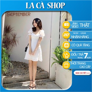 [VIDEO] Váy trắng công chúa ngắn tay - váy tiểu thư hàn quốc ( hình thật shop tự chụp )