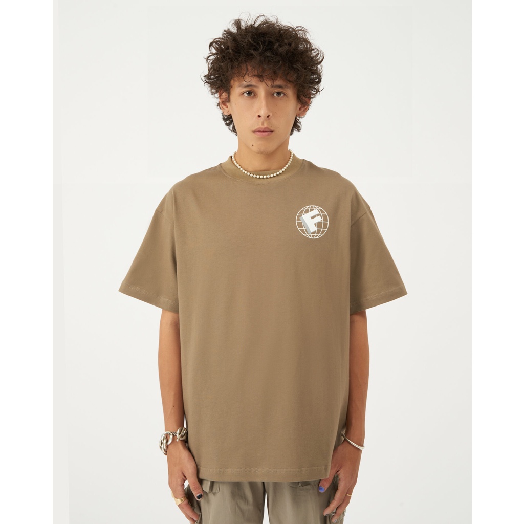 Áo thun Fragile Map T-Shirt / Taupe