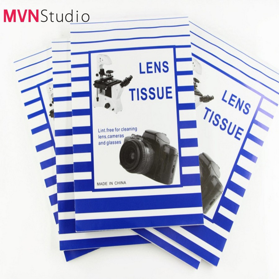 MVN Studio - Giấy lau lens làm sạch ống kính chống trầy xước kích thước 7x10cm