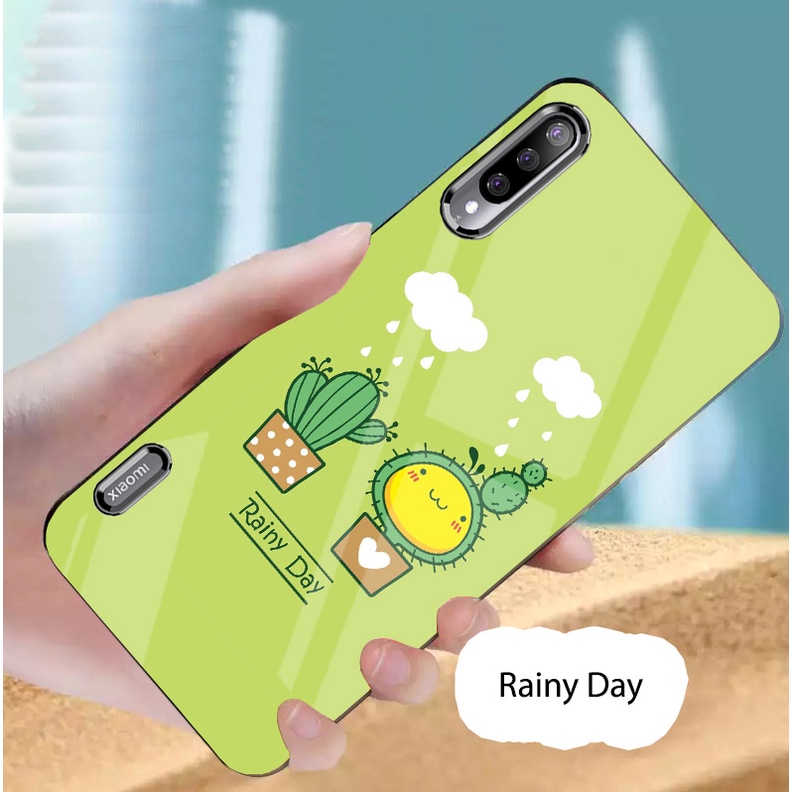 Ốp XIAOMI MI A3 mặt kính gương bóng